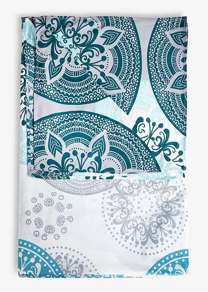 Tagesdecke mit Ornamenten in petrol - bonprix Tagesdecke mit Ornamenten in petrol - bonprix