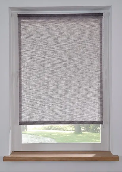Sichtschutzrollo mit Struktur in braun - bonprix Sichtschutzrollo mit Struktur in braun - bonprix