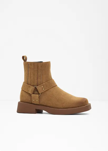 Biker Boot in braun - bonprix Biker Boot in braun - bonprix