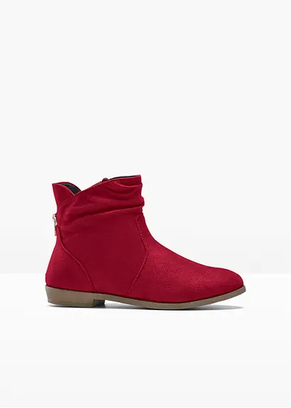Stiefelette in rot von vorne - bonprix Stiefelette in rot von vorne - bonprix