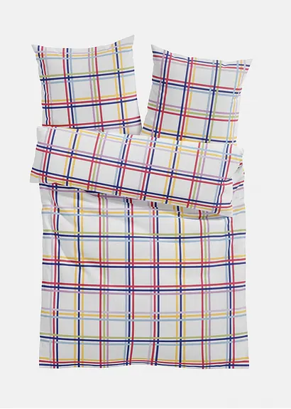 Bettwäsche mit Karos in bunt - bonprix Bettwäsche mit Karos in bunt - bonprix