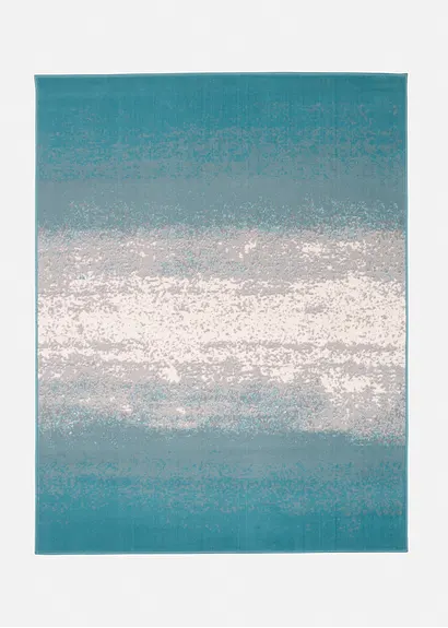 Teppich mit Farbverlauf in blau von vorne - bonprix Teppich mit Farbverlauf in blau von vorne - bonprix
