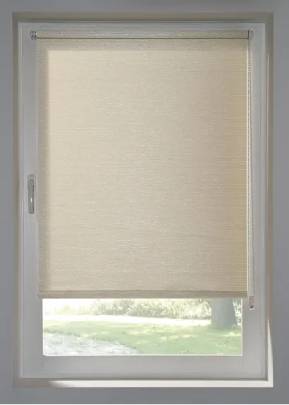 Sichtschutzrollo mit Glanzstruktur in beige - bonprix Sichtschutzrollo mit Glanzstruktur in beige - bonprix