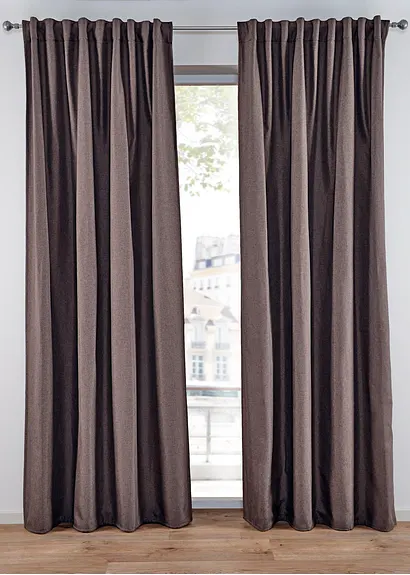 Thermo-Vorhang mit Struktur (1er Pack) in beige - bonprix Thermo-Vorhang mit Struktur (1er Pack) in beige - bonprix