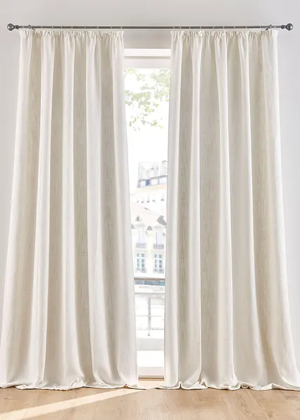 Blickdichter Vorhang mit Struktur (1er Pack) in gelb - bonprix Blickdichter Vorhang mit Struktur (1er Pack) in gelb - bonprix