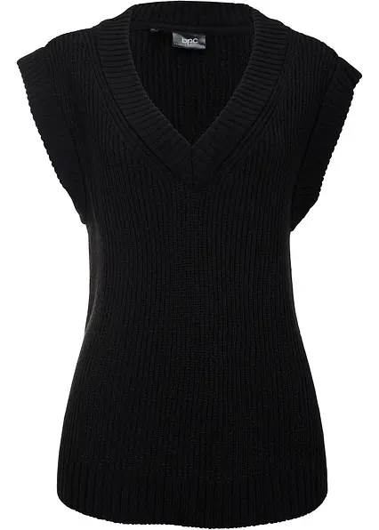 Pullunder in schwarz von vorne - bonprix Pullunder in schwarz von vorne - bonprix