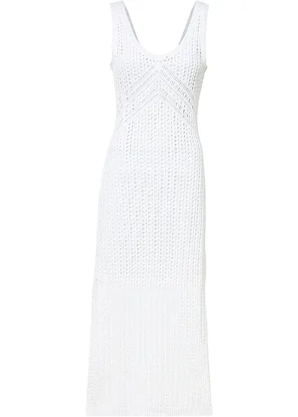 Strickkleid in weiß von vorne - bonprix Strickkleid in weiß von vorne - bonprix