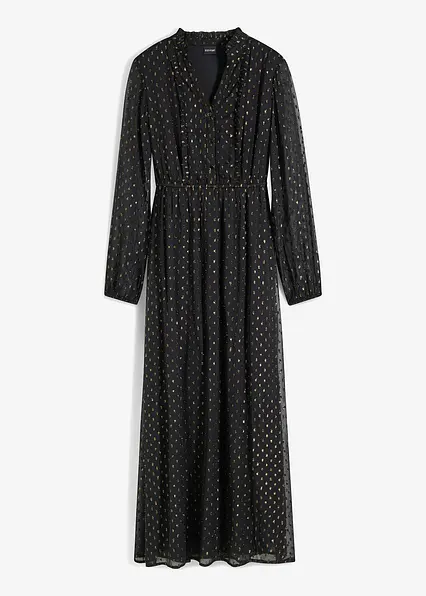 Maxikleid in schwarz von vorne - bonprix Maxikleid in schwarz von vorne - bonprix