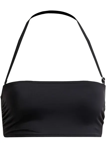 Bandeau-Bikinioberteil in schwarz von vorne - bonprix Bandeau-Bikinioberteil in schwarz von vorne - bonprix