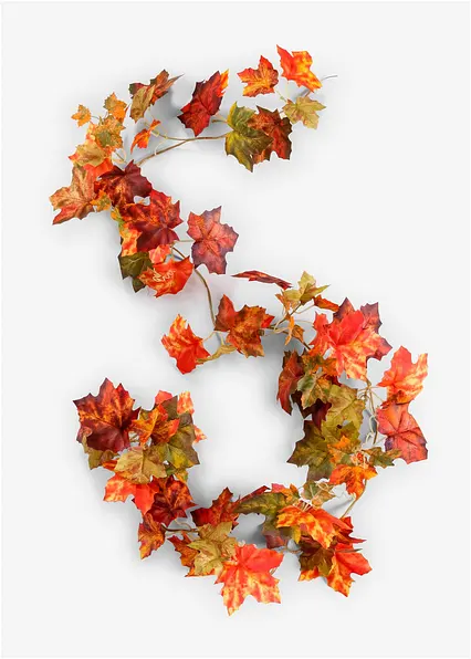 Kunstpflanzengirlande aus Herbstlaub in rot - bonprix Kunstpflanzengirlande aus Herbstlaub in rot - bonprix