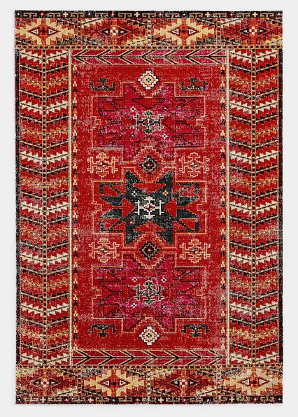 In-und Outdoor Teppich in warmen Farben in rot - bonprix In-und Outdoor Teppich in warmen Farben in rot - bonprix