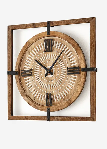 Wanduhr in braun - bonprix Wanduhr in braun - bonprix
