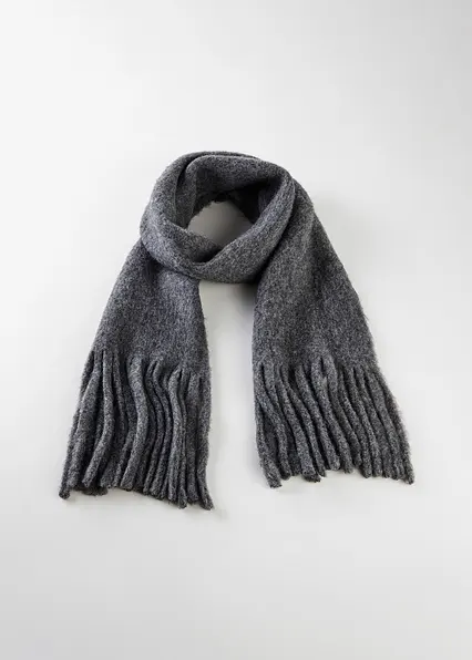 Schal in grau von vorne - bonprix Schal in grau von vorne - bonprix