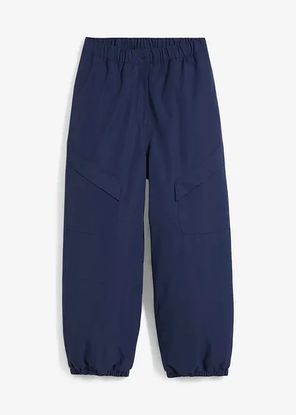 wasserdichte Cargo-Funktionshose, warm gefüttert in blau von vorne - bonprix wasserdichte Cargo-Funktionshose, warm gefüttert in blau von vorne - bonprix