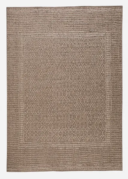 Teppich mit Vintage Musterung in beige von vorne - bonprix Teppich mit Vintage Musterung in beige von vorne - bonprix