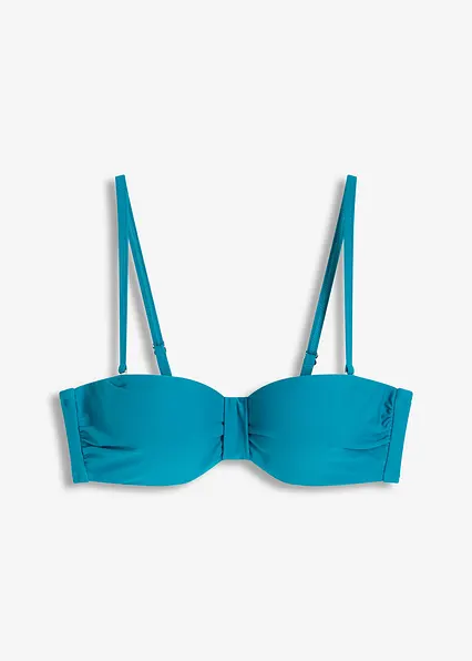 Balconette Bikini Oberteil in petrol von vorne - bonprix Balconette Bikini Oberteil in petrol von vorne - bonprix