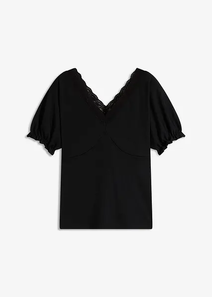 Shirt in schwarz von vorne - bonprix Shirt in schwarz von vorne - bonprix