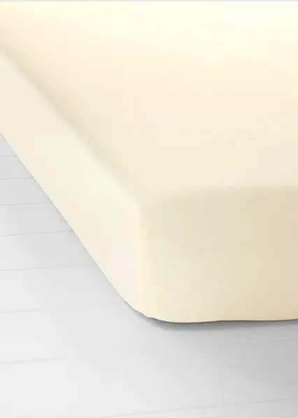 Jersey Spannbettlaken in beige - bonprix Jersey Spannbettlaken in beige - bonprix