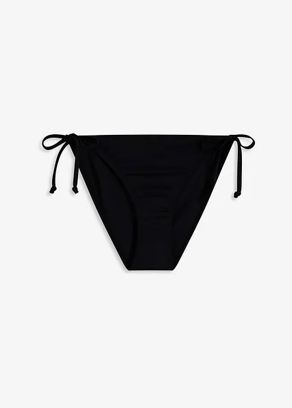 Bikinihose zum Binden in schwarz von vorne - bonprix Bikinihose zum Binden in schwarz von vorne - bonprix