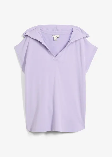 Sweatshirt aus reiner Baumwolle in lila von vorne - bonprix Sweatshirt aus reiner Baumwolle in lila von vorne - bonprix