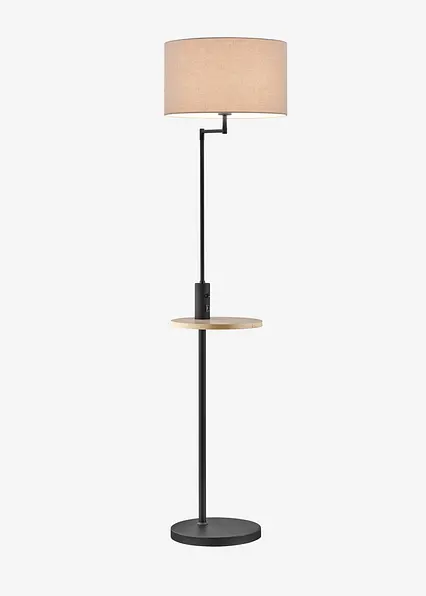 Trio Stehleuchte mit USB Anschluss und Ladefunktion in schwarz - Trio Leuchten Trio Stehleuchte mit USB Anschluss und Ladefunktion in schwarz - Trio Leuchten