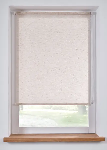 Sichtschutzrollo mit Struktur in beige - bonprix Sichtschutzrollo mit Struktur in beige - bonprix