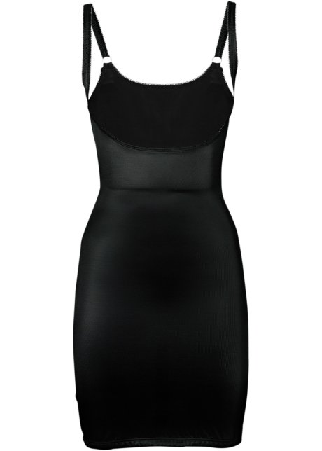 Shape Kleid mit mittlerer Formkraft in schwarz von vorne - bpc bonprix collection - Nice Size