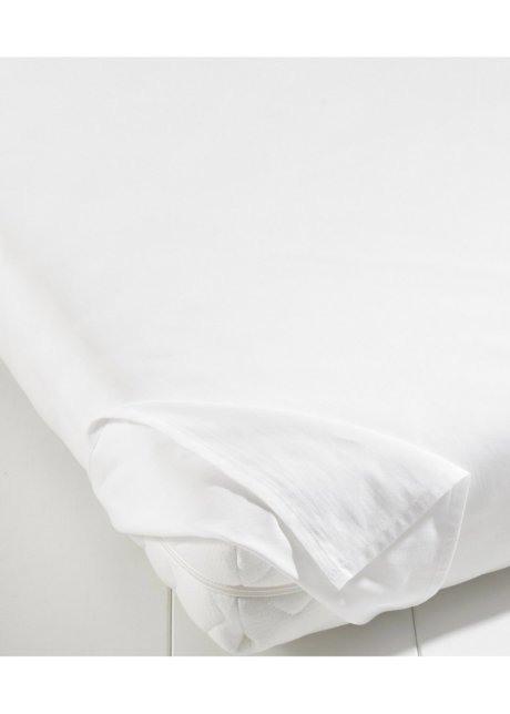 Linon Bettlaken in weiß von vorne - bpc living bonprix collection