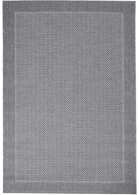 In- und Outdoor Teppich mit Bordüre in grau - bpc living bonprix collection