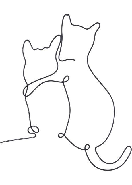 Deko-Figur Katzen in schwarz - bpc living bonprix collection