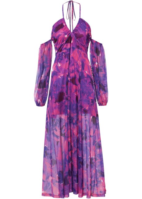 Kleid in lila von vorne - BODYFLIRT boutique