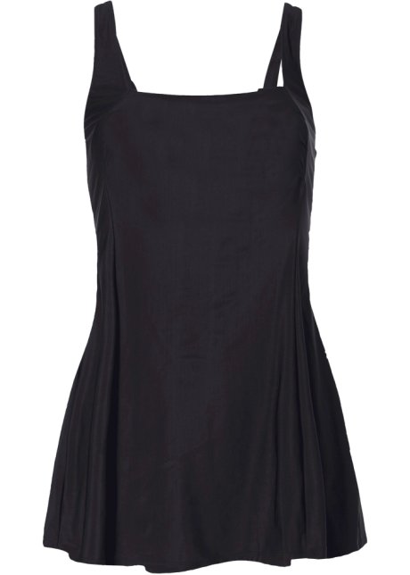 Shape Badekleid leichte Formkraft in schwarz von vorne - bpc selection