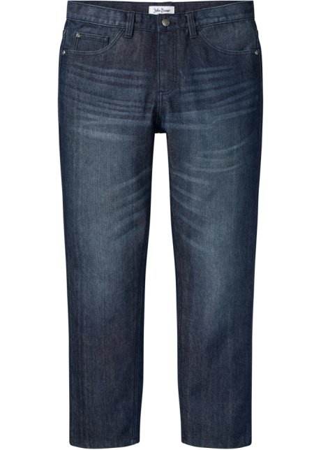 Classic Fit Jeans , Straight in blau von vorne - John Baner JEANSWEAR