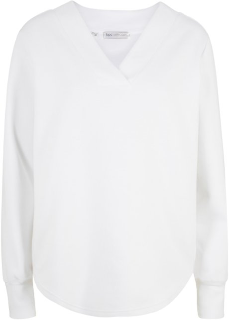 Sweatshirt in weiß von vorne - bpc selection
