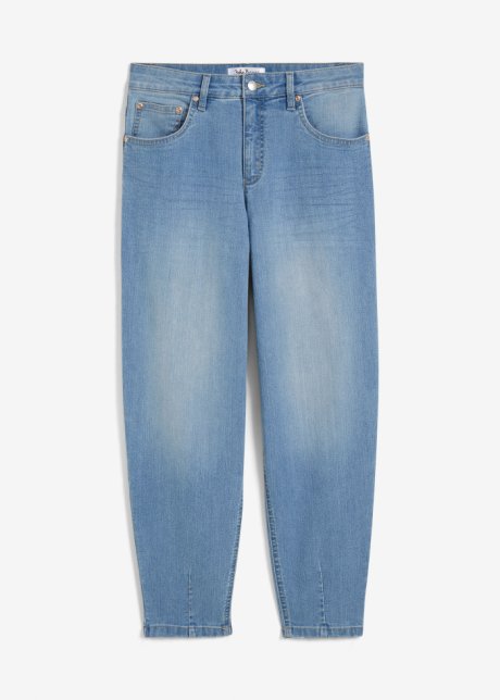 Barrel-Jeans  in blau von vorne - John Baner JEANSWEAR
