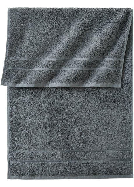 Handtuch in weicher Qualität in grau - bpc living bonprix collection