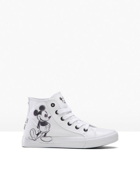 Disney Mickey Mouse High top Sneaker in weiß - Disney