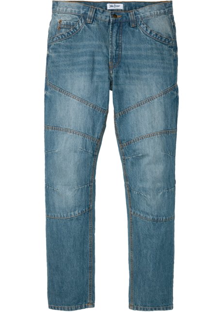 Regular Fit Jeans, Straight in blau von vorne - John Baner JEANSWEAR