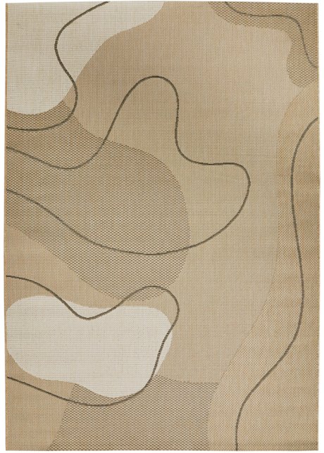In-und Outdoor Teppich mit modernem Motiv  in beige - bpc living bonprix collection