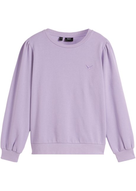 Mädchen Sweatshirt in lila von vorne - bpc bonprix collection