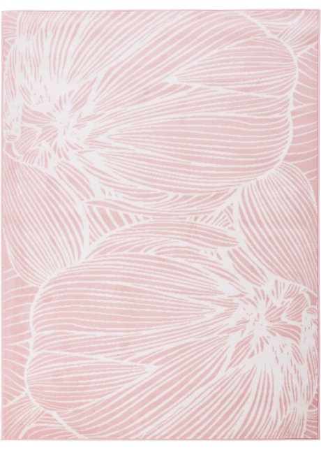 Teppich mit großer Blume in rosa - bpc living bonprix collection