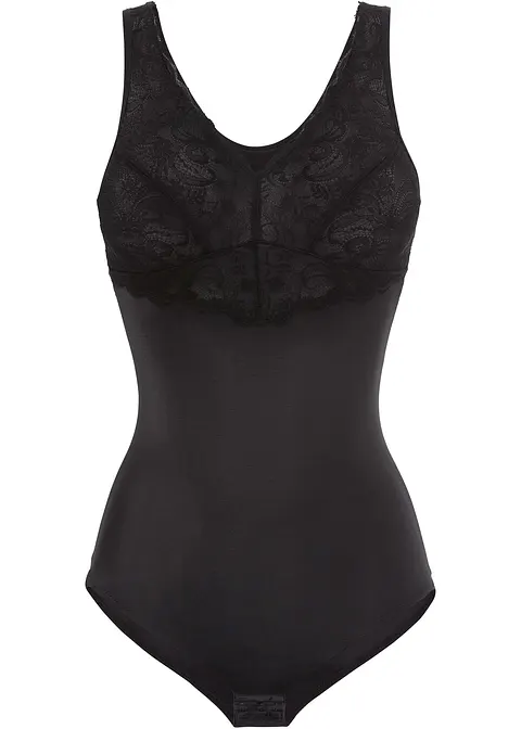 Shape Body mit starker Formkraft in schwarz von vorne - bonprix Shape Body mit starker Formkraft in schwarz von vorne - bonprix
