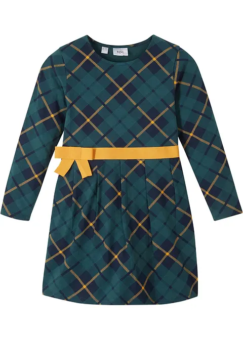 Jerseykleid aus reiner Bio-Baumwolle in petrol von vorne - bonprix Jerseykleid aus reiner Bio-Baumwolle in petrol von vorne - bonprix
