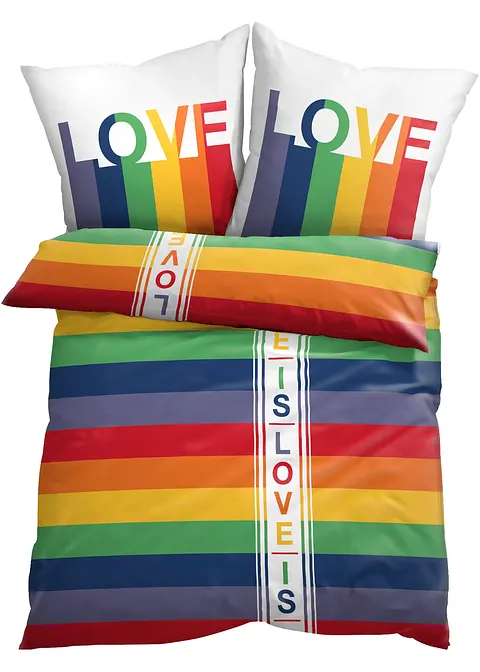 Pride Bettwäsche mit Statement in bunt - bonprix Pride Bettwäsche mit Statement in bunt - bonprix
