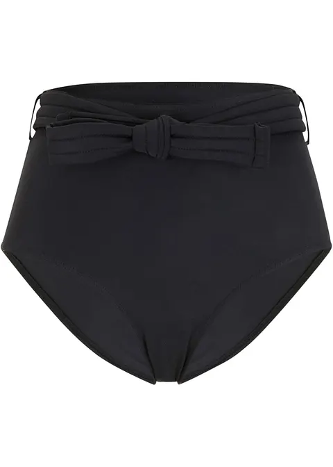 Bikinihose aus recyceltem Polyamid in schwarz von vorne - bpc bonprix collection Bikinihose aus recyceltem Polyamid in schwarz von vorne - bpc bonprix collection