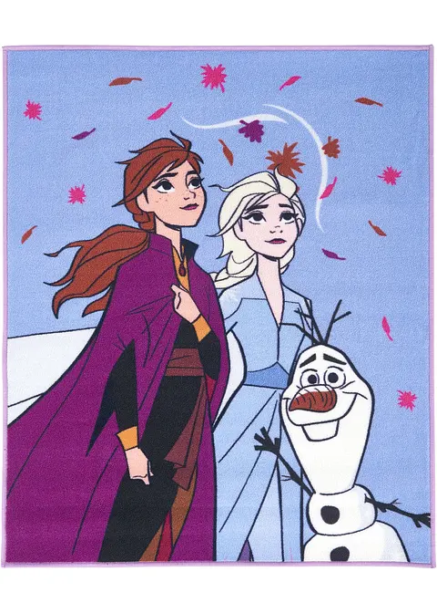Waschbarer Teppich Disney Frozen in bunt - Disney Waschbarer Teppich Disney Frozen in bunt - Disney