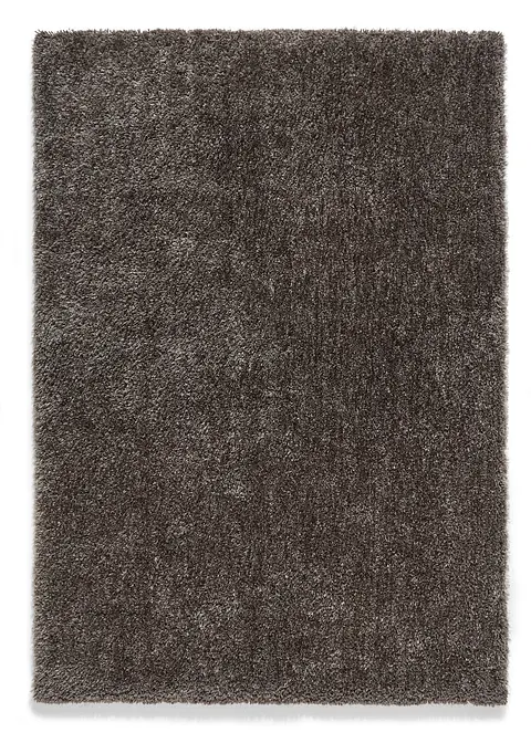 Hochflor Teppich mit besonders dichtem Flor in grau - bonprix Hochflor Teppich mit besonders dichtem Flor in grau - bonprix