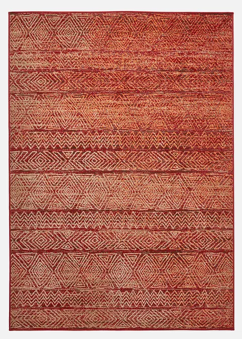 Teppich mit dezenter Struktur in rot - bonprix Teppich mit dezenter Struktur in rot - bonprix