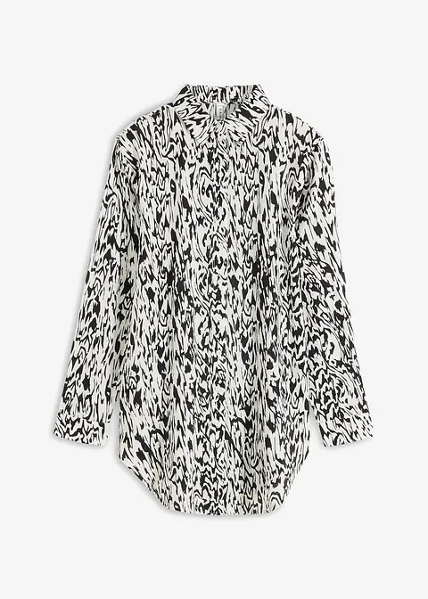 Longbluse in weiß von vorne - bonprix Longbluse in weiß von vorne - bonprix