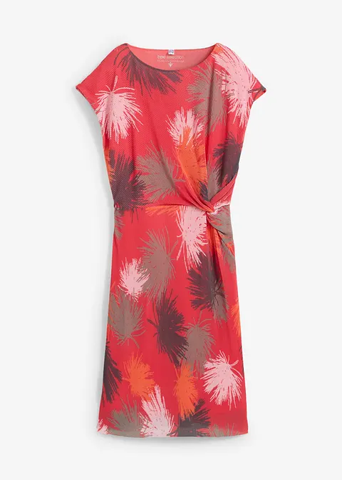 Mesh Kleid bedruckt in pink von vorne - bonprix Mesh Kleid bedruckt in pink von vorne - bonprix